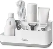 Joseph Joseph EasyStore , Bathroom Storage Caddy Organiser for Bathroom Accessories , Grey/White