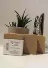 BLACK AMBER LAVENDER - Moisturizing Handmade - Homemade Clay Bar Soap, wt. 4oz