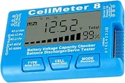 ARTIBETTER Battery Voltage Tester LCD Backlight Battery Capacity Checker for Li Ion Li Po Support Accurate Voltage Display Status Monitoring