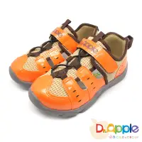 在飛比找Yahoo奇摩購物中心優惠-Dr. Apple 機能童鞋 俐落大人風舒適透氣童鞋款 橘