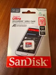 SanDisk Ultra 32GB MicroSD HC UHS-I Card - 120MB/s
