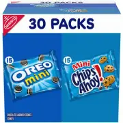 Nabisco Crowd Favorites Cookie Variety Pack 30 Snack Packs
