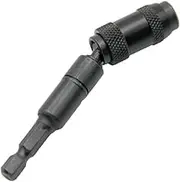 Magnetic Screw Drill Bit, Interchangeable Locking Bit Holder with Quick Release 1/4 Inch Swivel Drill Bit Holder with 20° Swivel Mode for Hexagonal Shank Screwdriver Bit