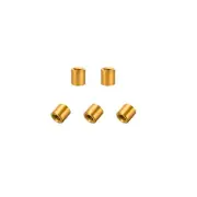 5 Pcs M3x6mm Round Aluminum Standoff Column Spacer Female Golden Tone for DIY