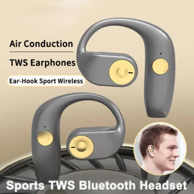 Bone Conduction Wireless Headphones Bluetooth Ear Hook HIFI Earphone Sports