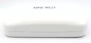 **SMALL** - NEW - AUTHENTIC - NINE WEST - WHITE - HARD SUNGLASSES CASE