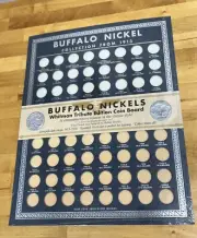 Whitman Coin Board Buffalo Nickel - Grade: New - Whitman Tribute Edition