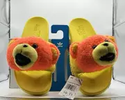 Adidas Jeremy Scott Adilette Teddy Slides Q46582 Size 10 Yellow