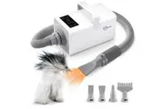 Petzly 3200W Pet Hair Dryer LCD Touch 4 Nozzles