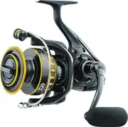 Daiwa BG1500 Black Gold (BG) Spinning Reel 1500, front Drag, 6BB