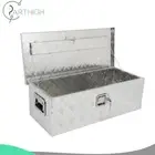 30" Truck Bed Aluminum Trailer Underbody Tool Box Tote Storage Black Pickup RV