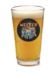 Weezer (Roadtrip) - Rock & Roll - 16oz Pint Beer Glass Pub Barware Seltzer Tea