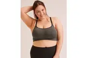 Peachymama Active Seamfree Sports Bra - Charcoal