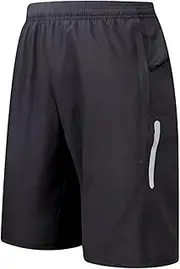[BLEXX] Men's Sport Shorts Quick Dry Running Gym Casual Short, Workout Bodybuilding Gym Spandex Shorts Training Jogging Shorts