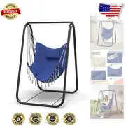 Rustproof Hammock Chair Stand – Compact and Comfortable for Indoors & Outdoors