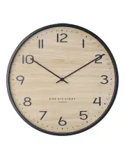 [One Six Eight London] Taylor 40cm Silent Wall Clock in Black
