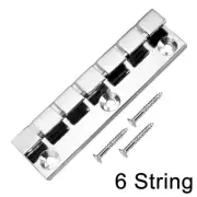 Chrome Finish Electric Guitar Tailpiece Designed for Easy Installation
