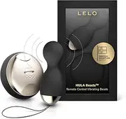 LELO HULA Beads, Twisting, Turning and Vibrating Pleasure Beads (Kegel Balls for Women) Vibrator Egg Ben Wa Balls Bullet Vibration Egg Wireless Remote Control Vibrator, Black