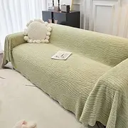 Couch Throw Blanket - Large Sofa Cover 3/4/2 Seater Anti-Slip Velvet Soft Fleece L Shape Universal for Dogs Kids (Color: #14, Size: 180x340cm)