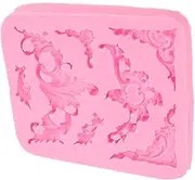 UTHCLO 1Pc Embossed Silicone Mold for DIY Cake Making Convenient Baking Tool for Unique Shapes and Flavors Washable and Reusable Kitchen Silicone Mould for Parties and Events