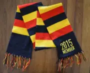 ADELAIDE CROWS AFL FOOTBALL 2015 MEMBER SKARF CELEBRATING 25TH ANNIVERSARY