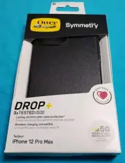 OtterBox Symmetry Series Case for Apple iPhone 12 Pro Max - Black NEW FREE SHIPN