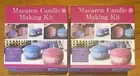 2 Macaron Candles Making Kit - Strawberry Macaron Candles Craft Activity 10+Yrs.