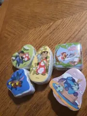 Disney Lilo and Stitch Magic Towels New Sealed 12 x 12 in. set of 5