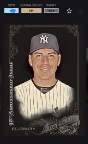 Topps Bunt DIGITAL 2015 Jacoby Ellsbury Yankees Allen & Ginter X
