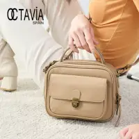 在飛比找momo購物網優惠-【OCTAVIA 8】OCTAVIA8 真皮- 書卷氣 雙層