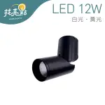 找亮點【大友照明】LED 12W 可折疊 吸頂式投射燈 黑殼 (白光/黃光) 全電壓 演色性高 投射燈 吸頂燈 櫥窗燈