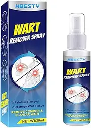 Wart removal spray, skin tag remover, mole & wart removal spray, fast acting skin tag remover for tag removal & wart treatment