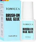 Quick Dry Nail Glue, 7Ml Extra Strong Brush on Nail Glue for Nail Repair, Super