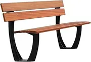 Outdoor Park Bench Outdoor Park Bench with Backrest, Cast Aluminum Frame, Suitable for Courtyards, Backyards, Terraces, Paths, Grasslands Patio Garden Bench