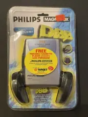 Vintage Philips Magnavox AQ6481 Stereo Radio Cassette Walkman New Sealed