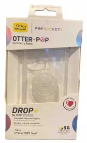 O-OtterBox Apple iPhone 12 Mini Otter + Pop Symmetry Series Clear Case Clear ...