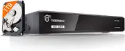 TIGERSECU Super HD 1080P 4-Channel Hybrid 6-in-1 DVR Security Recorder with 1TB Hard Drive, for up to 5MP (12.5fps) TVI/AHD/CVI/Analog/RS485 PTZ and IP Cameras (Cameras Not Included)