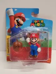 Raccoon Mario Leaf Super Mario Brothers 2.5" Figure Nintendo NES Collectible NEW