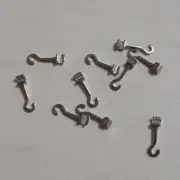 10 Pcs Dental Orthodontic Sliding Crimpable Hook Long Curved Left/Right Hook