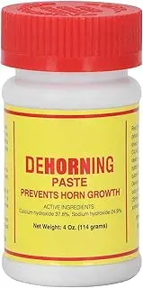 Cattle Dehorning Caustic Paste - Livestock Horn Removal Solution - Dehorner for Cattle Grooming and Animal Husbandry