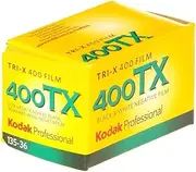 Kodak Professional Tri-X 400 Black and White Negative Film (35mm Roll Film, 36 Exposures)- 8667073, Yellow