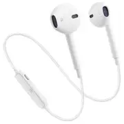 Binaural Wireless Sports Mini Stereo Bluetooth Headset White Earbud Cases