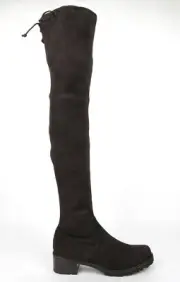 $835 New Stuart Weitzman Vanland Cola Suede Over-The-Knee Boots
