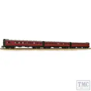 374-912 Graham Farish N Gauge SE&CR 60ft Birdcage 3-Coach Pack BR Crimson