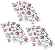 PLAFOPE Butterfly Temporary Sticker Set Waterproof Decal Stereoscopic Decal for Party Wedding Festival Decor