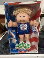 Cabbage Patch Kids OlympiKids Track & Field Doll Blonde hair Blue Eyes 1995