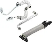 ZONFANT Turbo Oil Return Drain Pipe And Oil Feed Pipe Set, Compatible With Buick Chevy Vehicle Encore Cruze Sonic Trax 1.4L, Replace #55587854 55592600 55568031 55567067