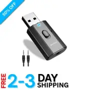 Dual-Function Bluetooth 5.0 AUX Adapter - Wireless Hands-Free Kit for Car & Home