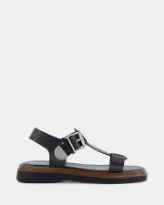 Shelly Shen Kourtney/Black Womens Sandals 37