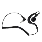 TC-617 G Shape Soft Ear Hook Earpiece Headset - 3.5mm Plug Listen Only Ham Ra...
